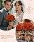 10 Pcs Artificial Silk Rose Flowers with Long Stems(Burnt Orange)
